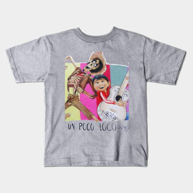 coco movie Kids T-Shirt by Art_incolours